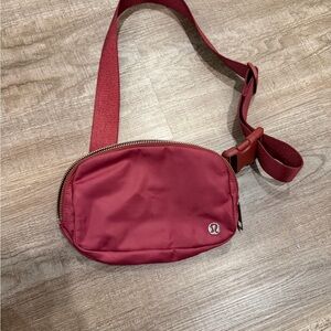 lululemon athletica Burgundy Belt Bag